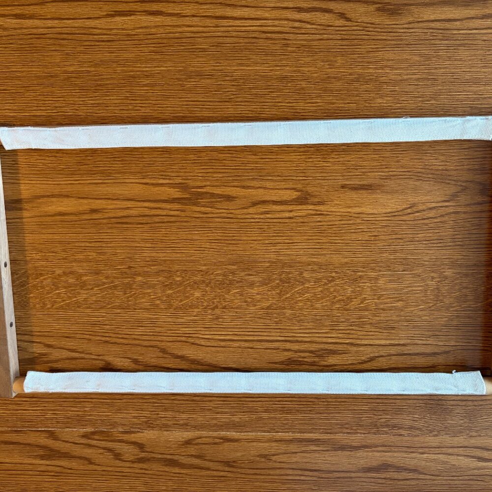 Wooden scroll frame 21"x12" for needlework projects - Picture 2 of 9